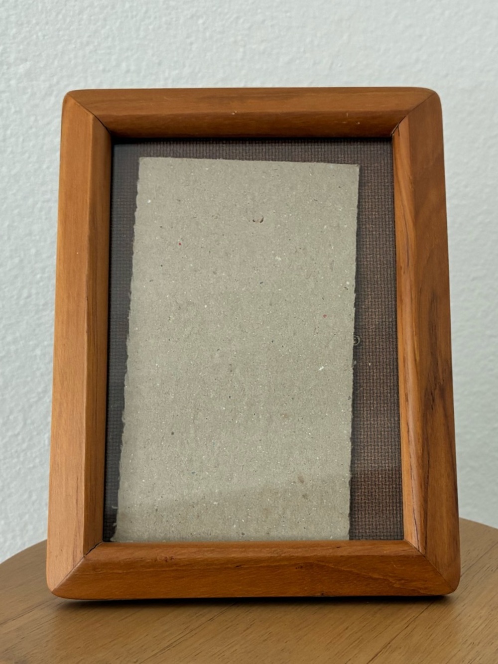 Vintage Teak Picture Frame